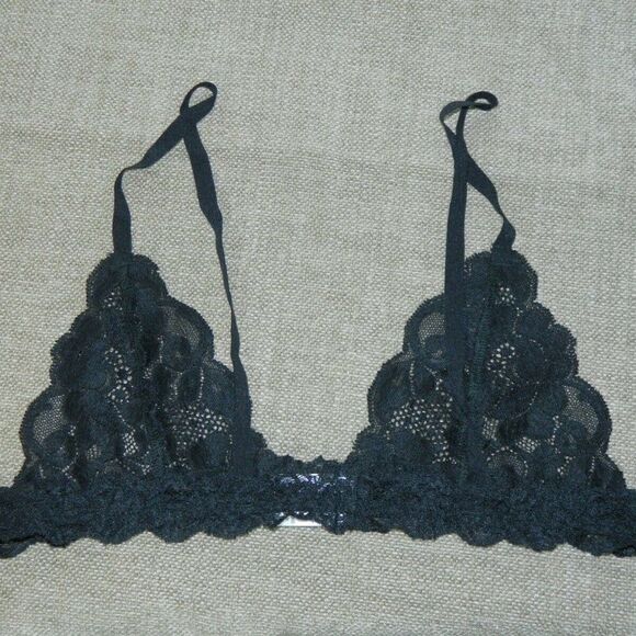 Hot As Hell HAH Bra Black Lace Size Large - Picture 1 of 5